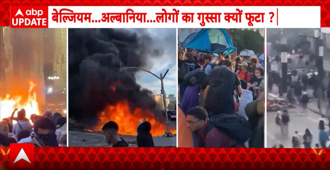 Europe unrest: Protests spread across France, Albania, Italy, Belgium ...