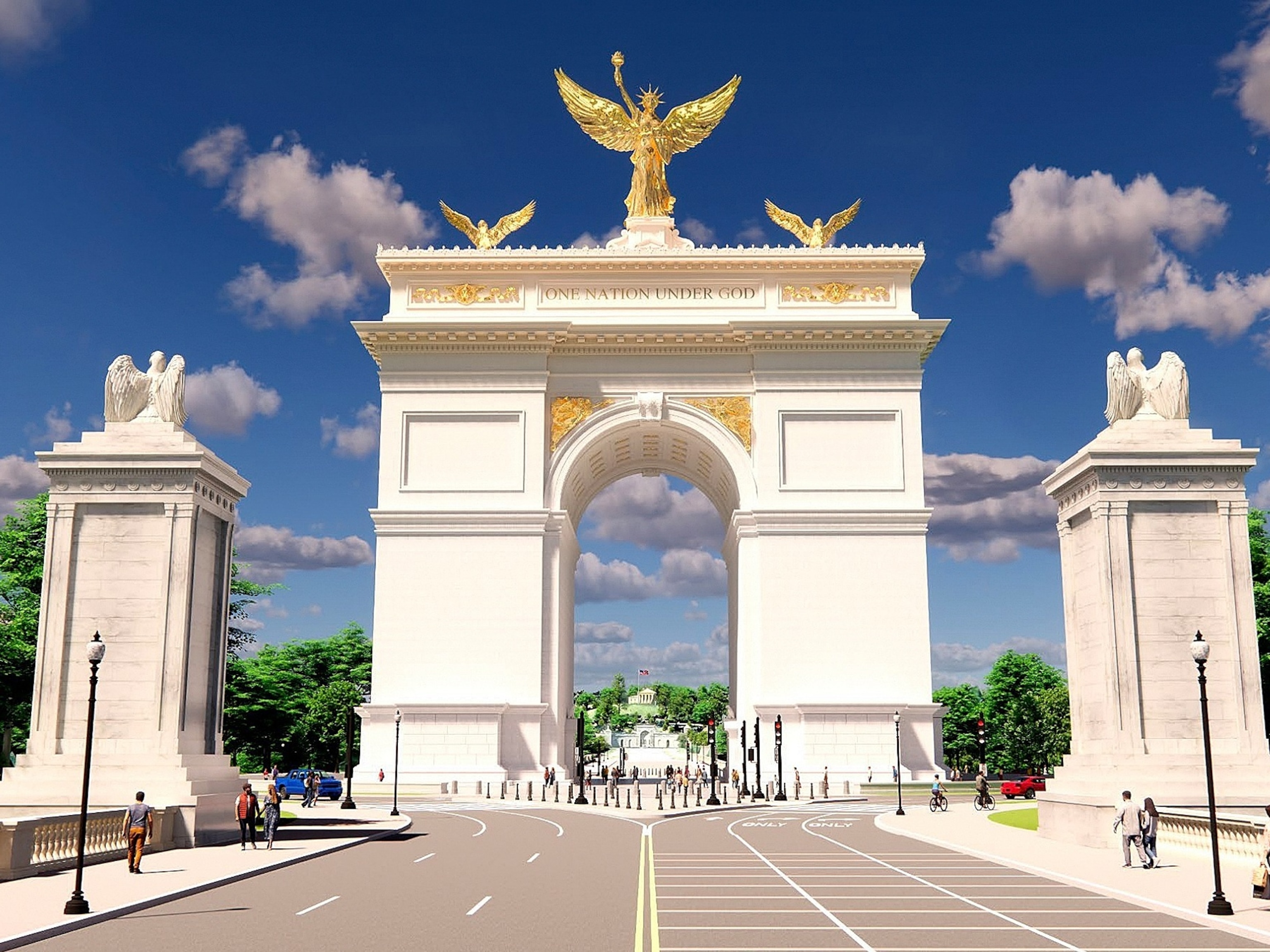 Triumphal Arch final plans submitted to National Capital Planning ...
