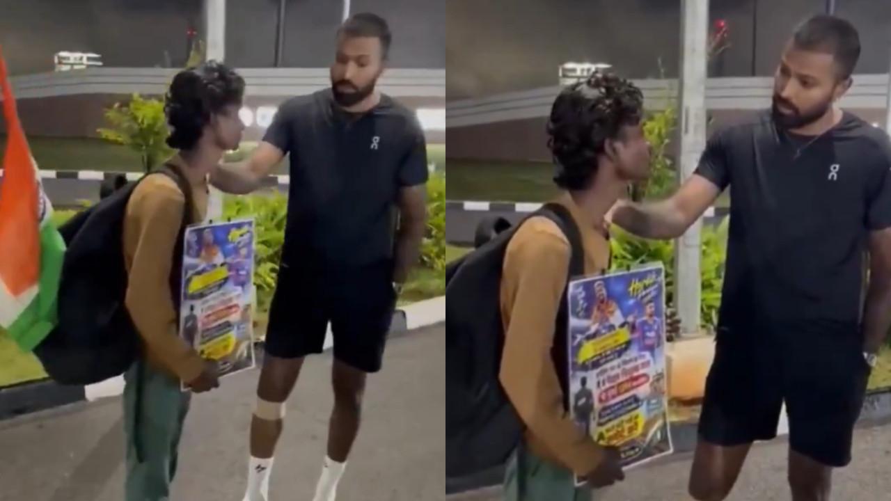 Watch: Hardik Pandya's heartwarming interaction with fan goes viral