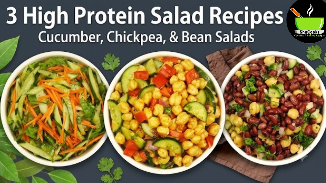 3 high protein salad recipes for healthy and filling meals