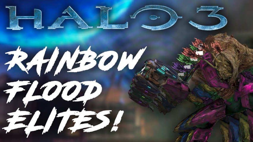 Halo 3 - Making rainbow colored elite flood combat forms