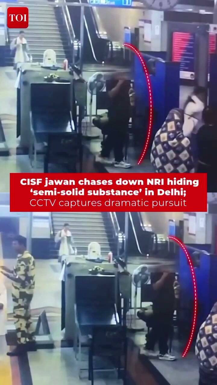 CISF jawan catches passenger after dramatic chase at Delhi metro station