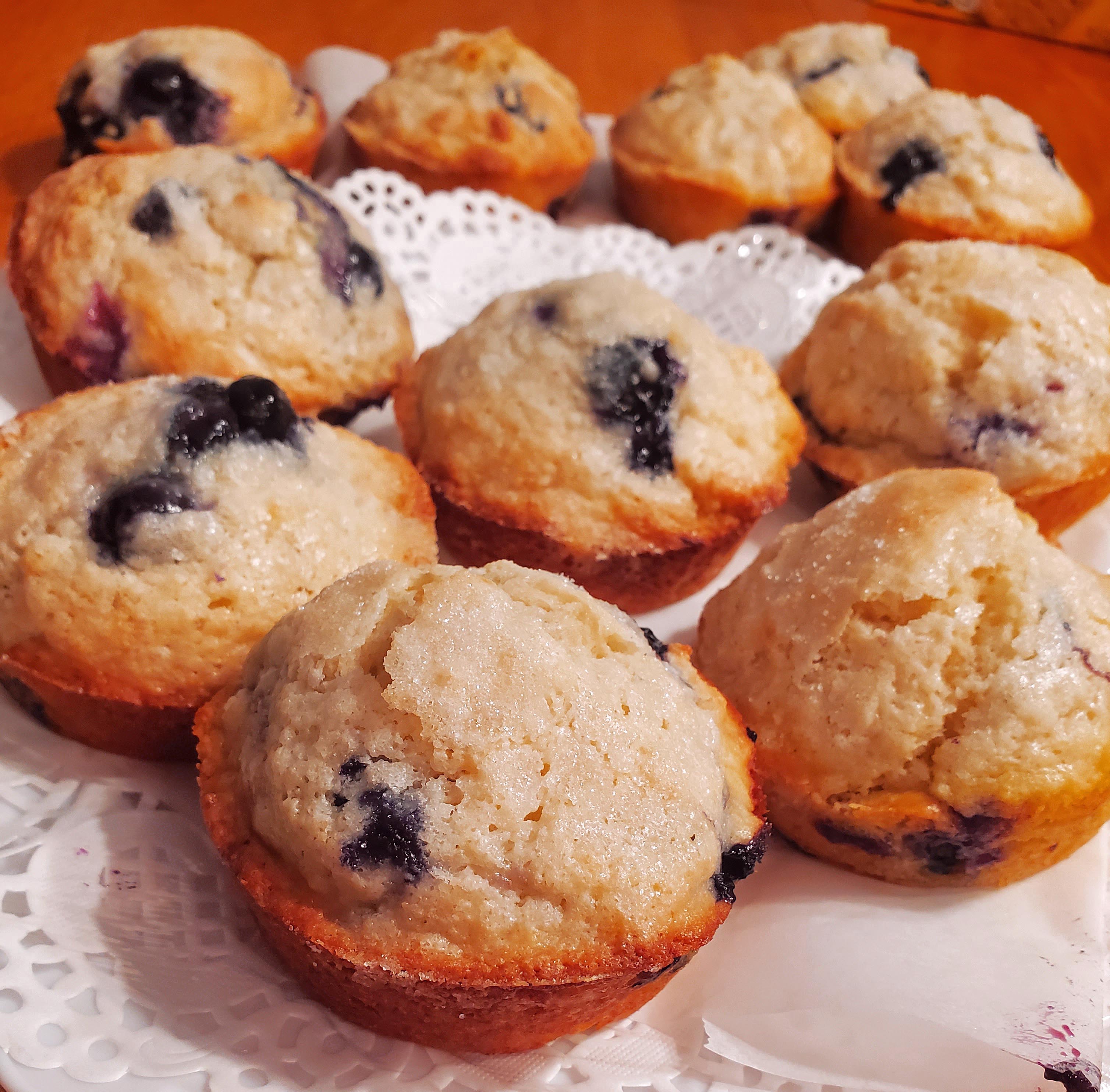 Blueberry cream cheese muffins