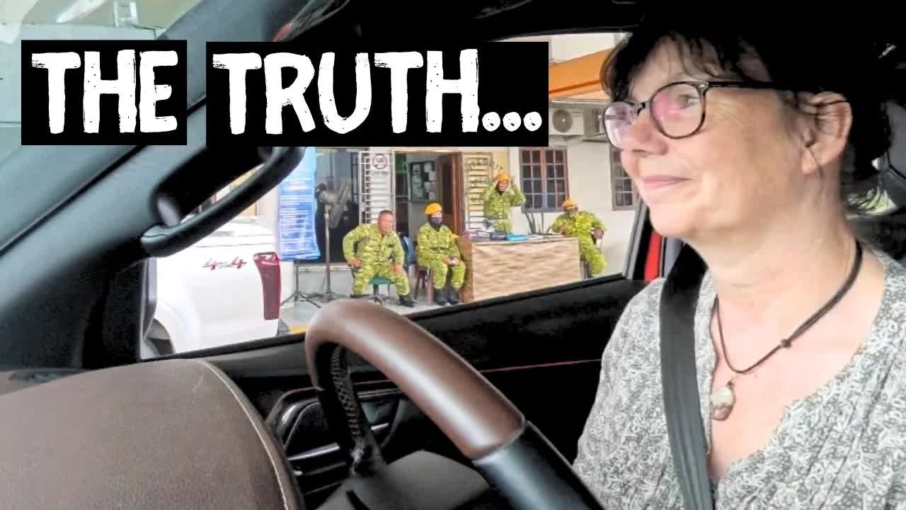 A tense moment at borders: Someone questioned the ownership of their camper