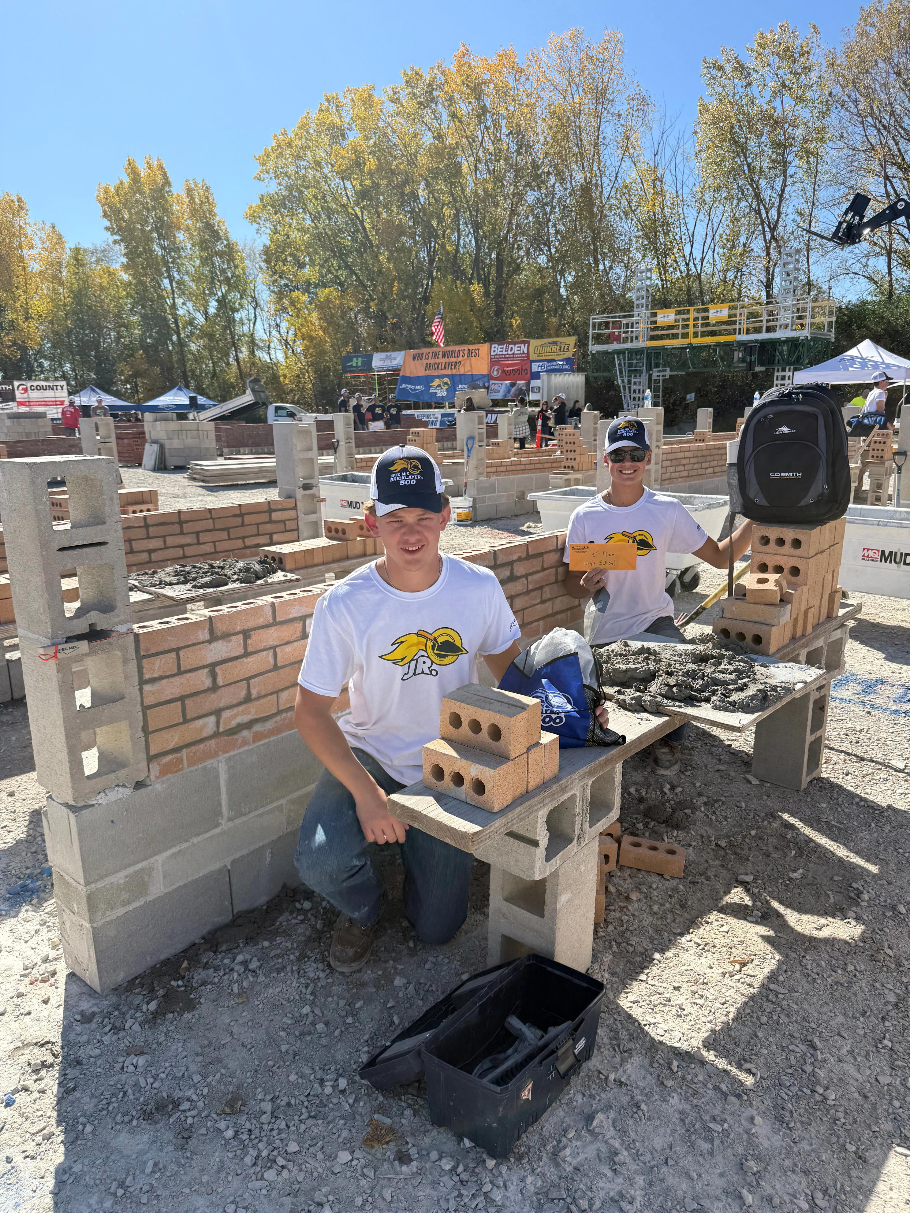 DC Everest students earn first place at masonry competition
