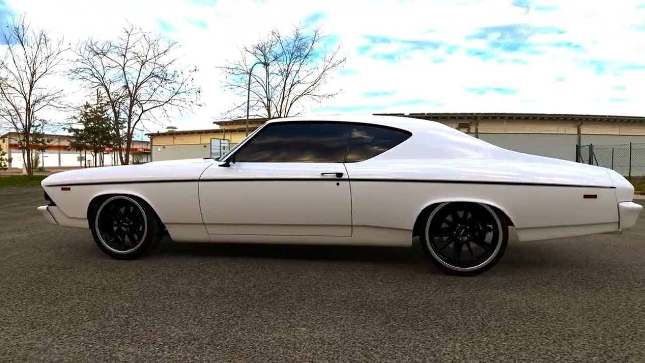 1969 Chevy Chevelle 3D animation reveals classic muscle car styling