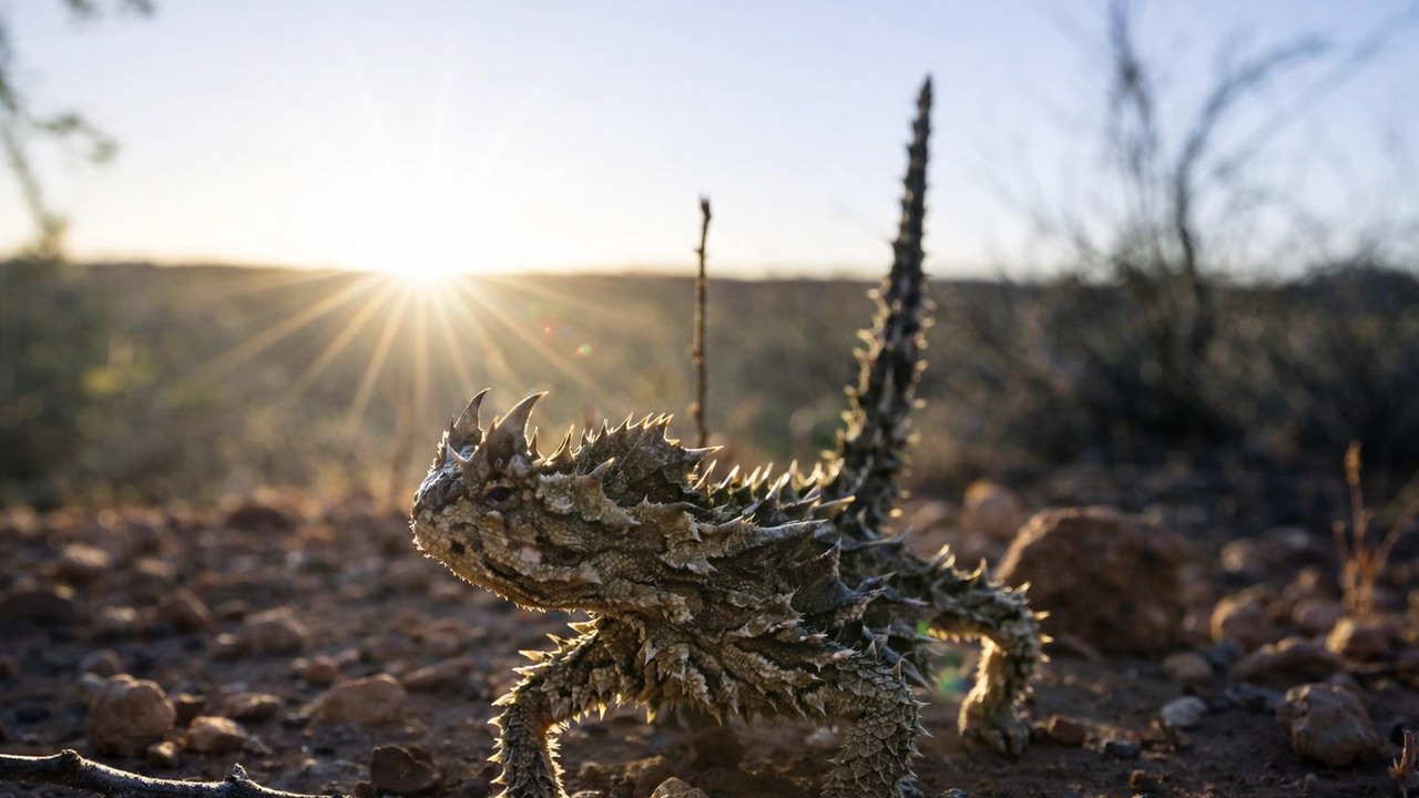 The thorny devil can eat more than 2,000 ants in one meal - and its ...