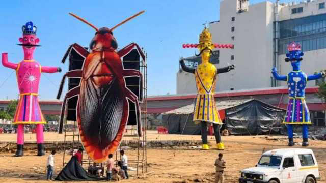 Thanks for the free publicity: Dipke on cockroach effigy