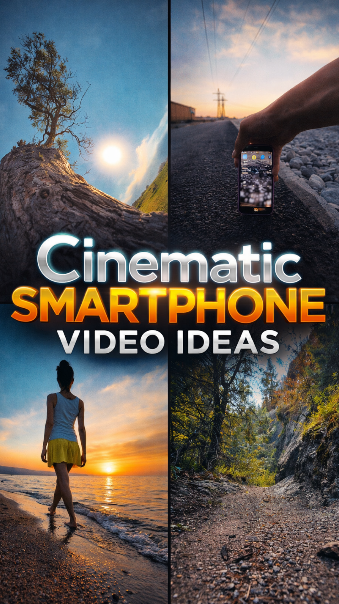 Smartphone filming ideas for cinematic sunsets and ocean scenes