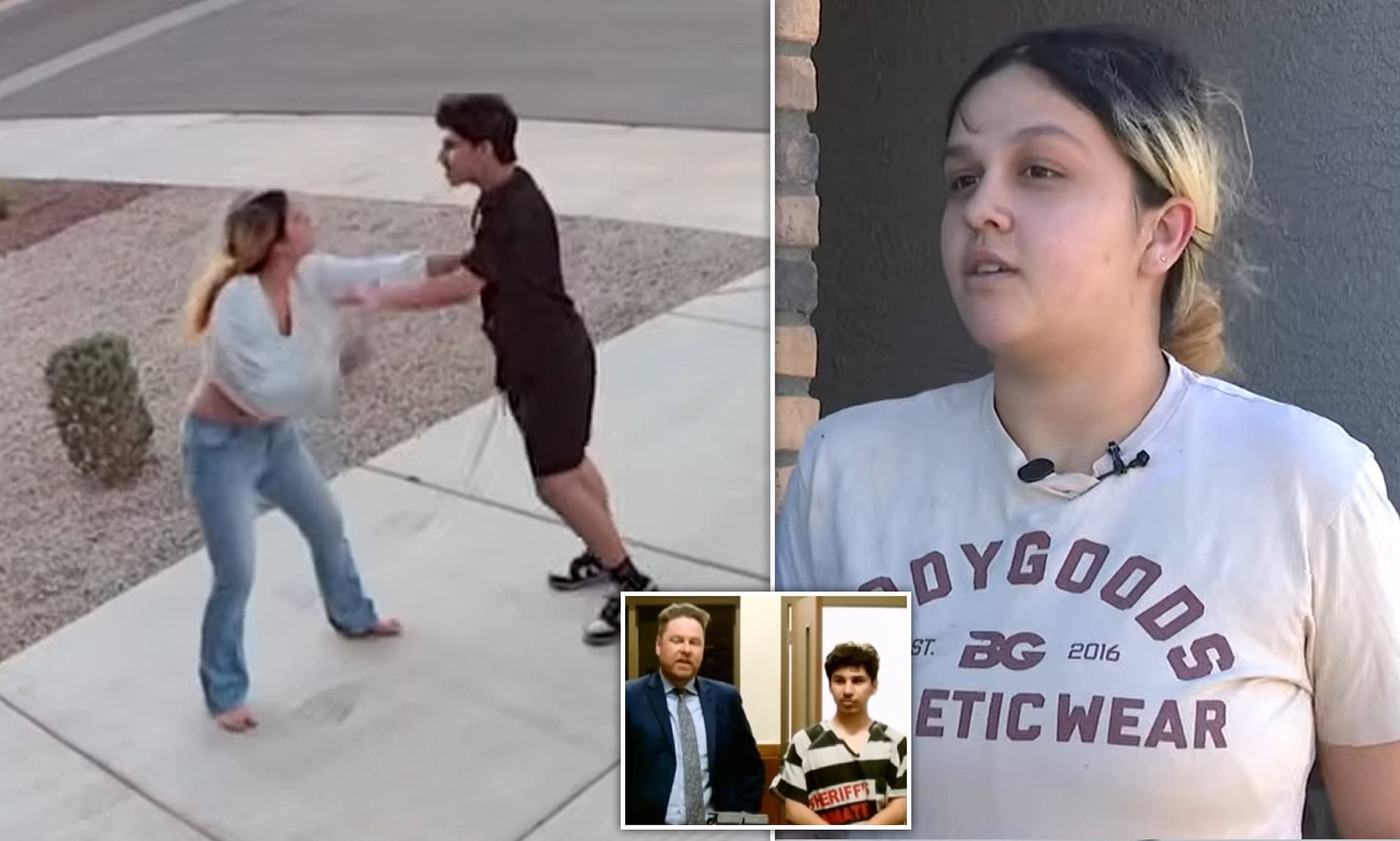 Frightening moment mom fights off intruder who barged into home and ...