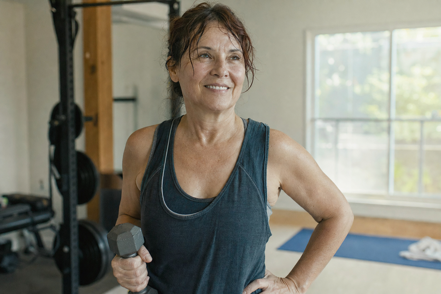 Women who exercise more report fewer menopause symptoms and one benefit ...