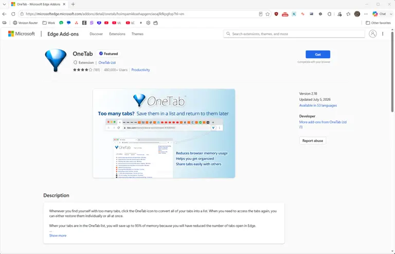 Taming your browser’s 100+ open tabs is the easy way to speed up your PC