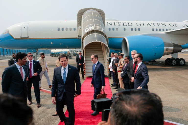 Rubio lands in India for 'trade diplomacy'