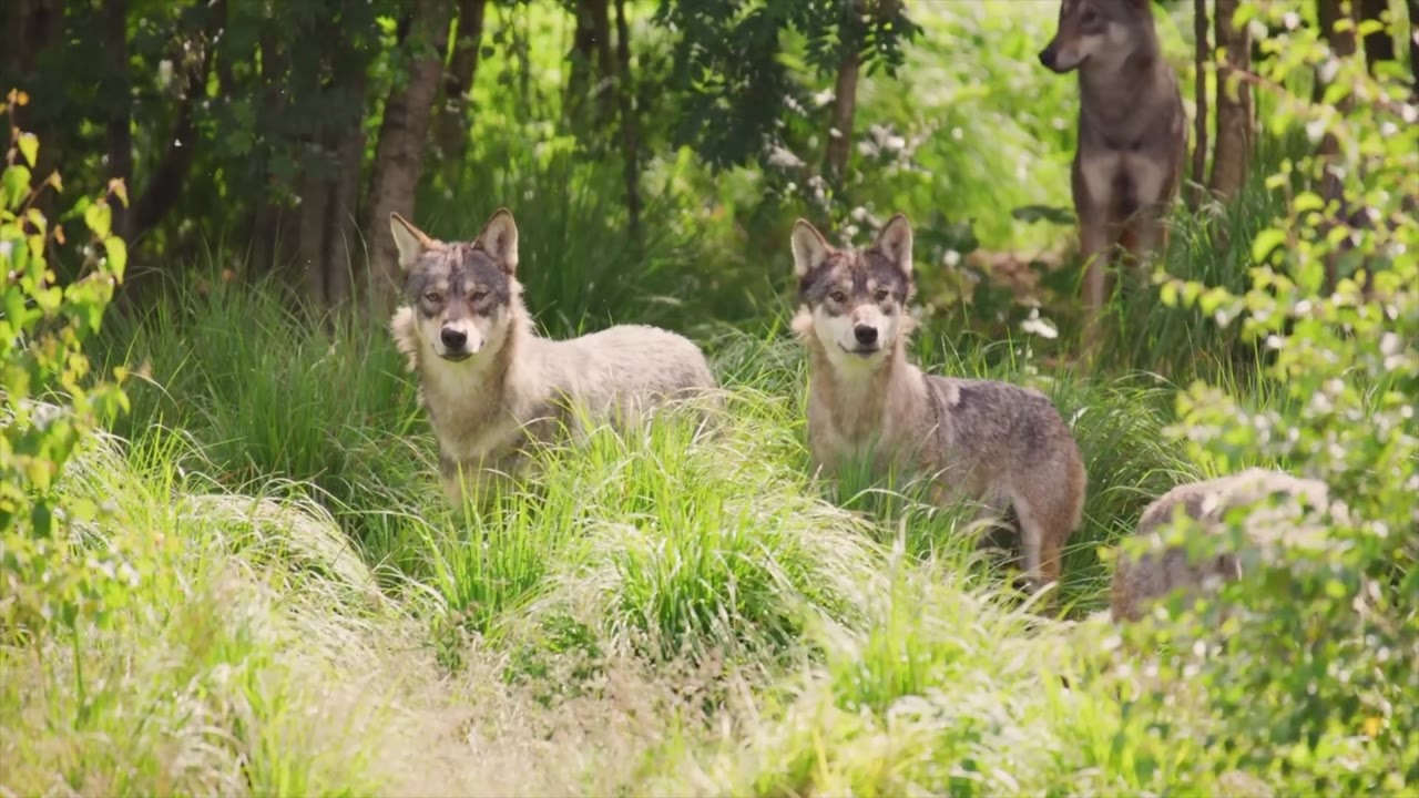 One rescued wolf was hours from death - now he hikes off-leash with humans
