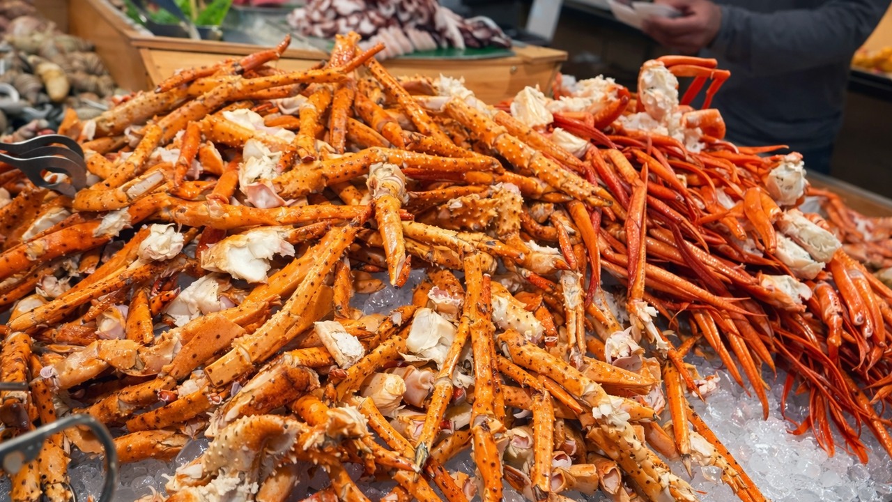 Exploring a giant seafood and Japanese BBQ buffet in Tokyo