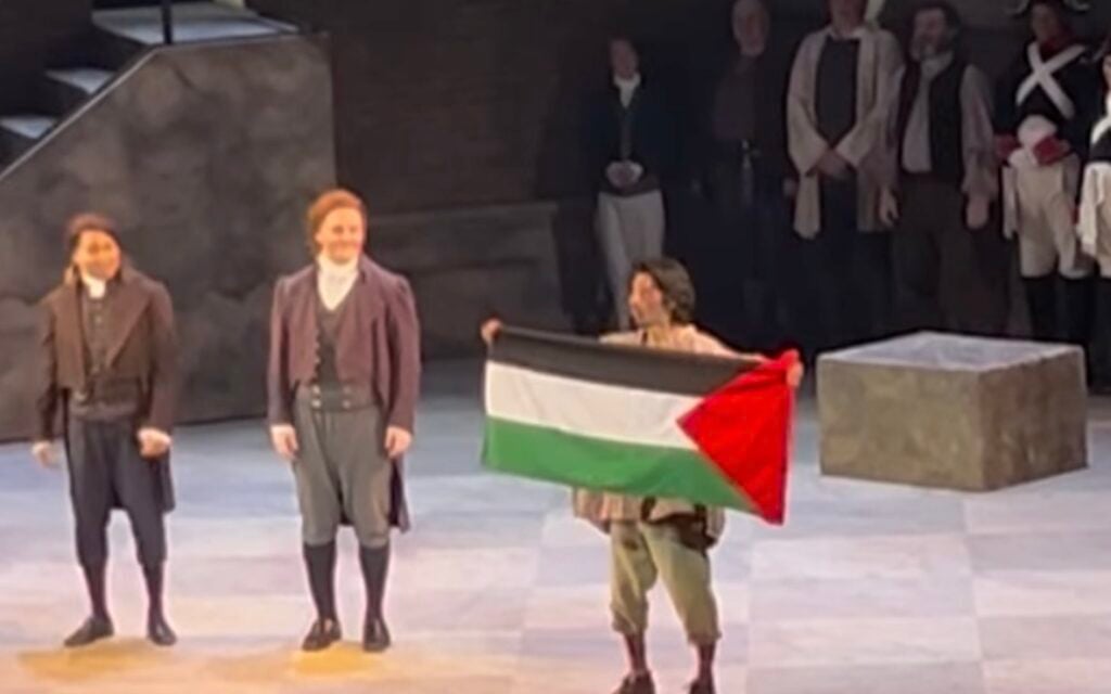 Calgary Opera ditches performer who held up Palestinian flag during ...