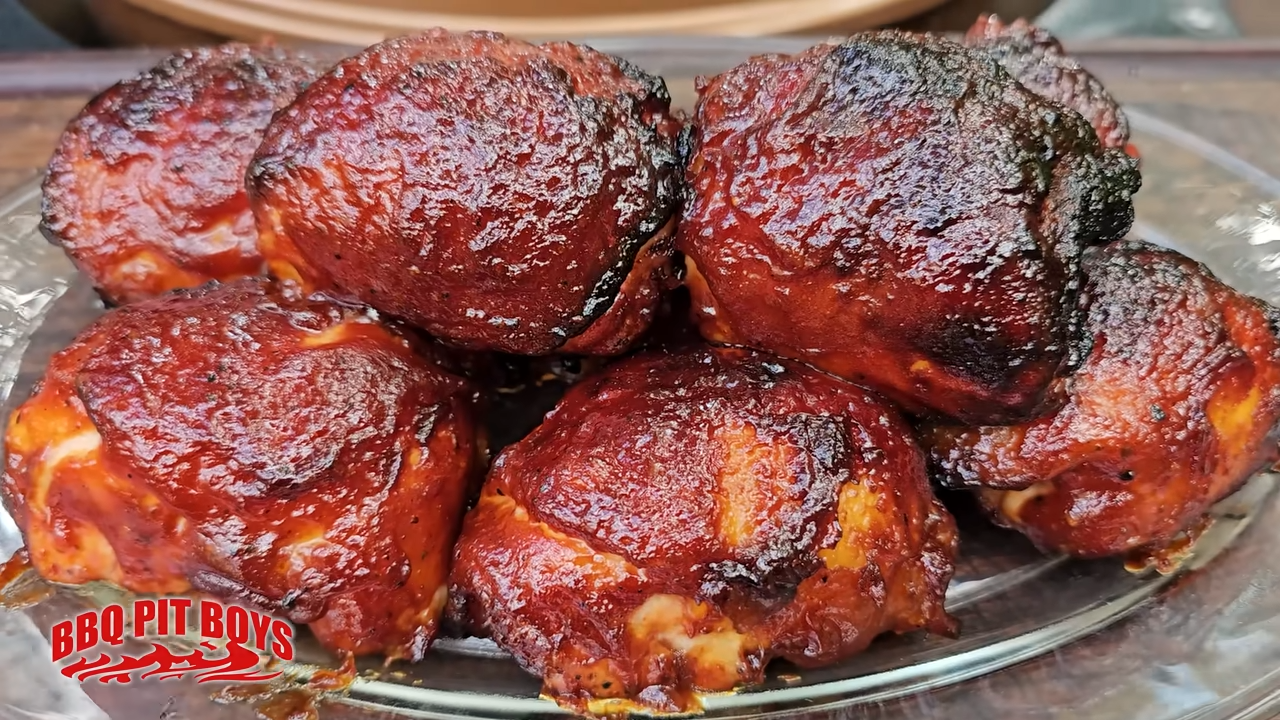 How to cook competition-style chicken thighs with bite-through skin