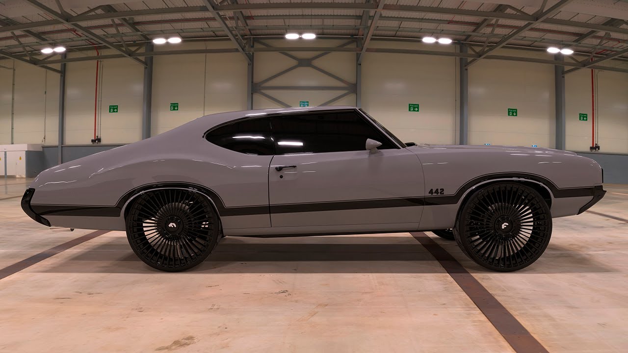 1970 Oldsmobile Cutlass Supreme recreated in detailed 3D