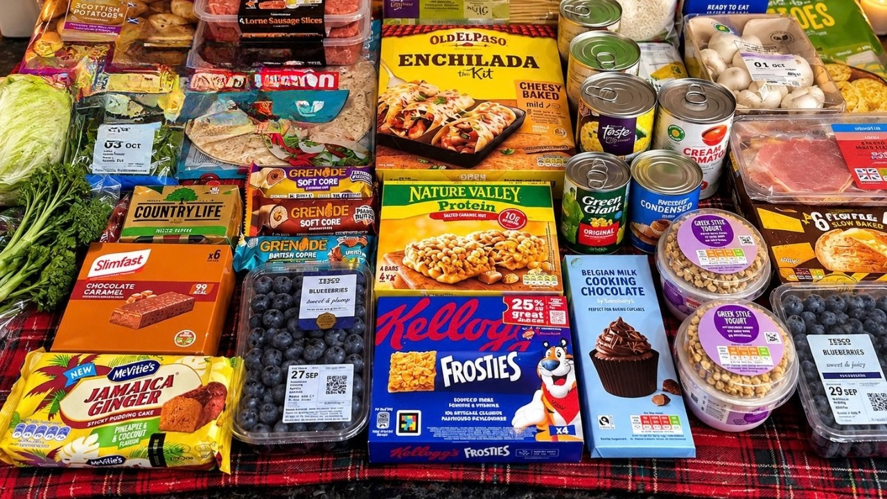A £75 Sainsbury's grocery haul for the week