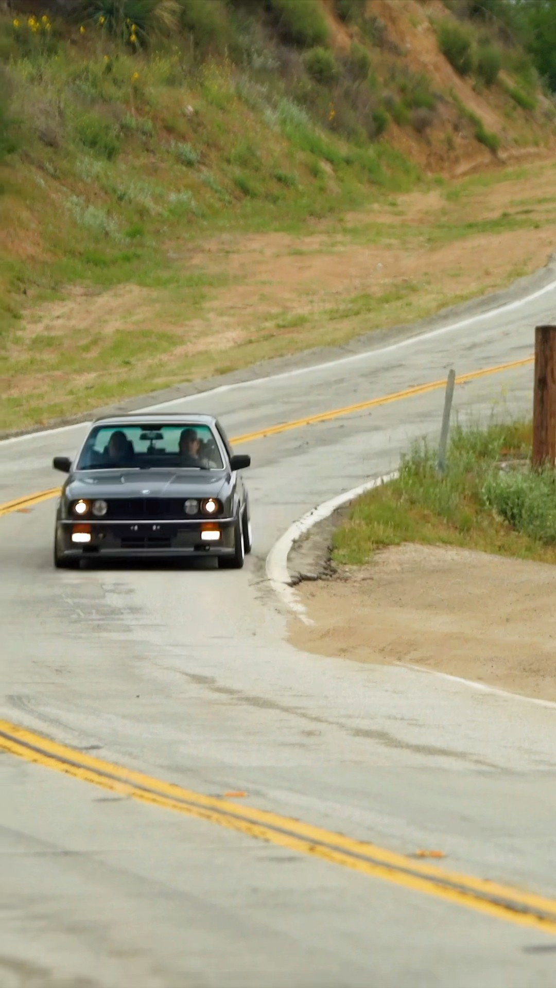 Old school BMW looks with supercharged V8 muscle