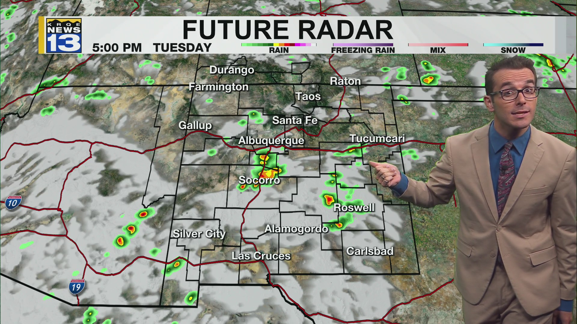 Rain with eventual drop in high temperatures