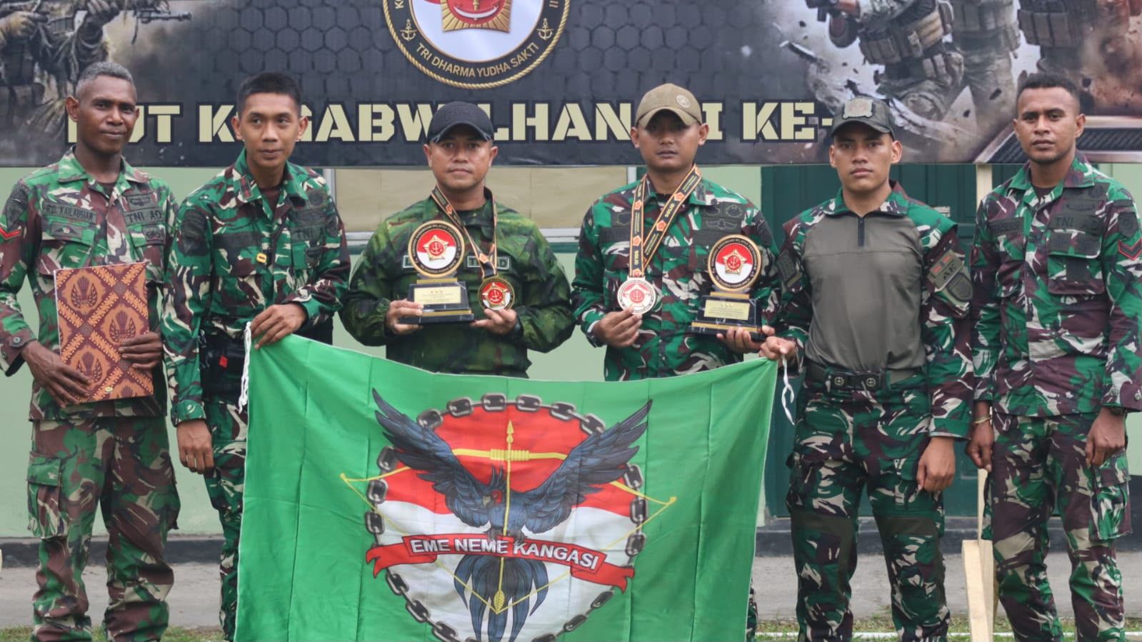 Komandan Yonif 754/ENK, Letkol Inf Indra Wibisono apresiasi tim ...