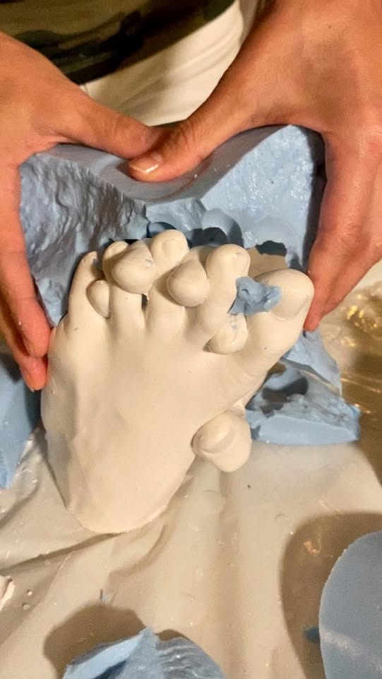 She calls her hand and foot sculpture art, but everyone else is grossed out