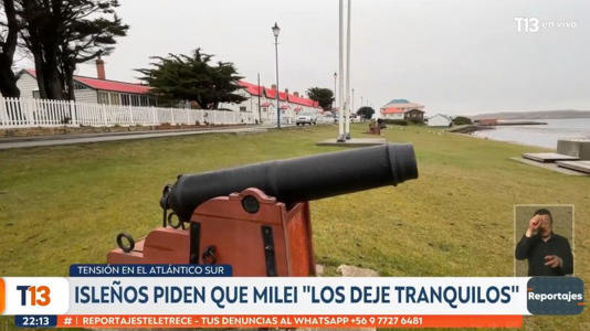 Informe de Teletrece de Chile en Malvinas