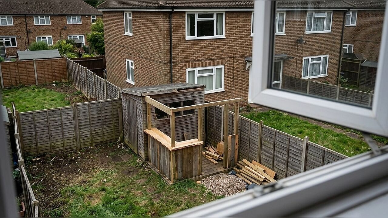 UK football official faces legal battle over garden structure