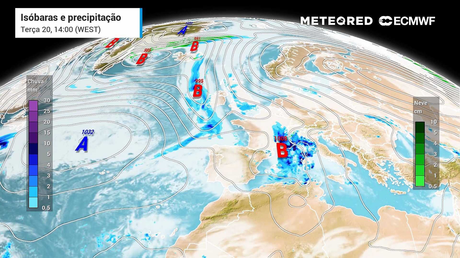 Portugal prepara-se para duas passagens frontais, mas a chuva deverá ...