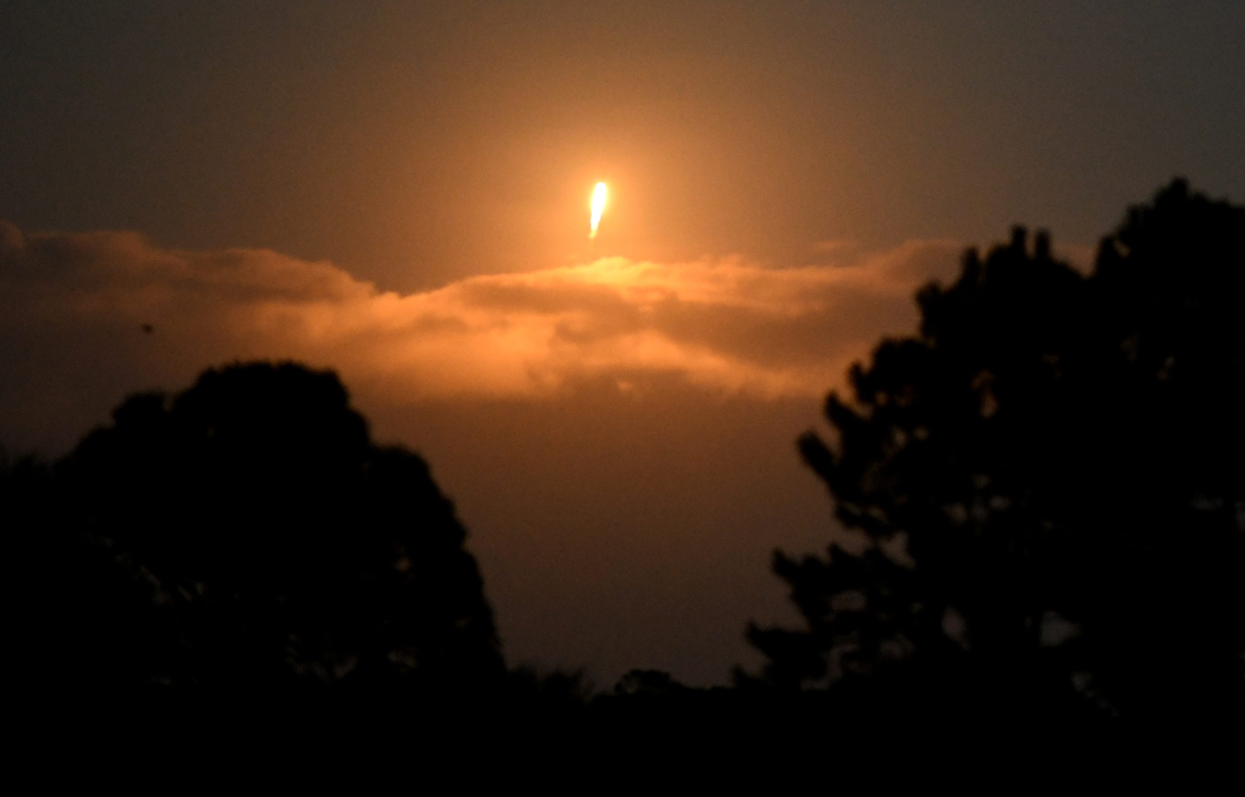 Falcon 9 rocket and Mom Nature team for dawn delight in Photo of Week