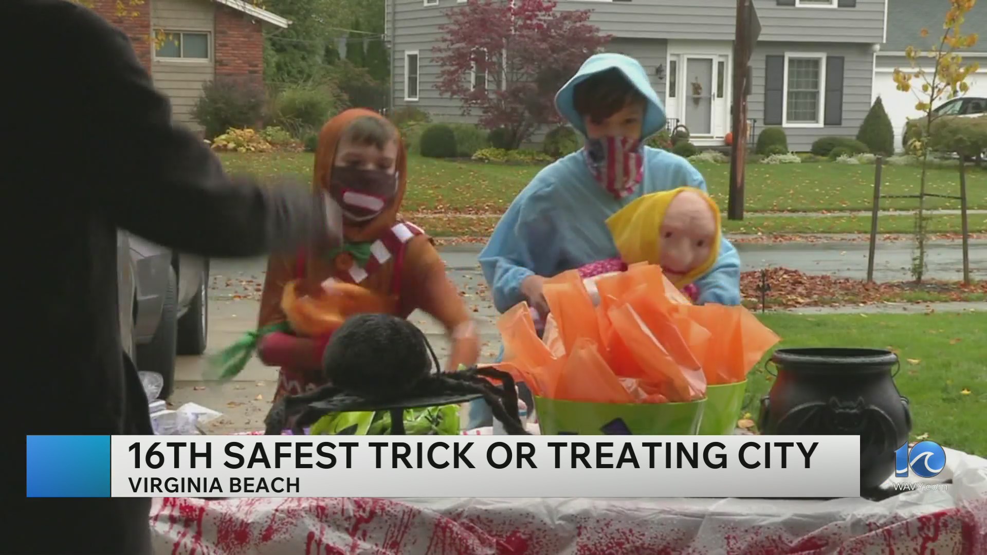 Hampton Roads city among safest for trick-or-treating: Data