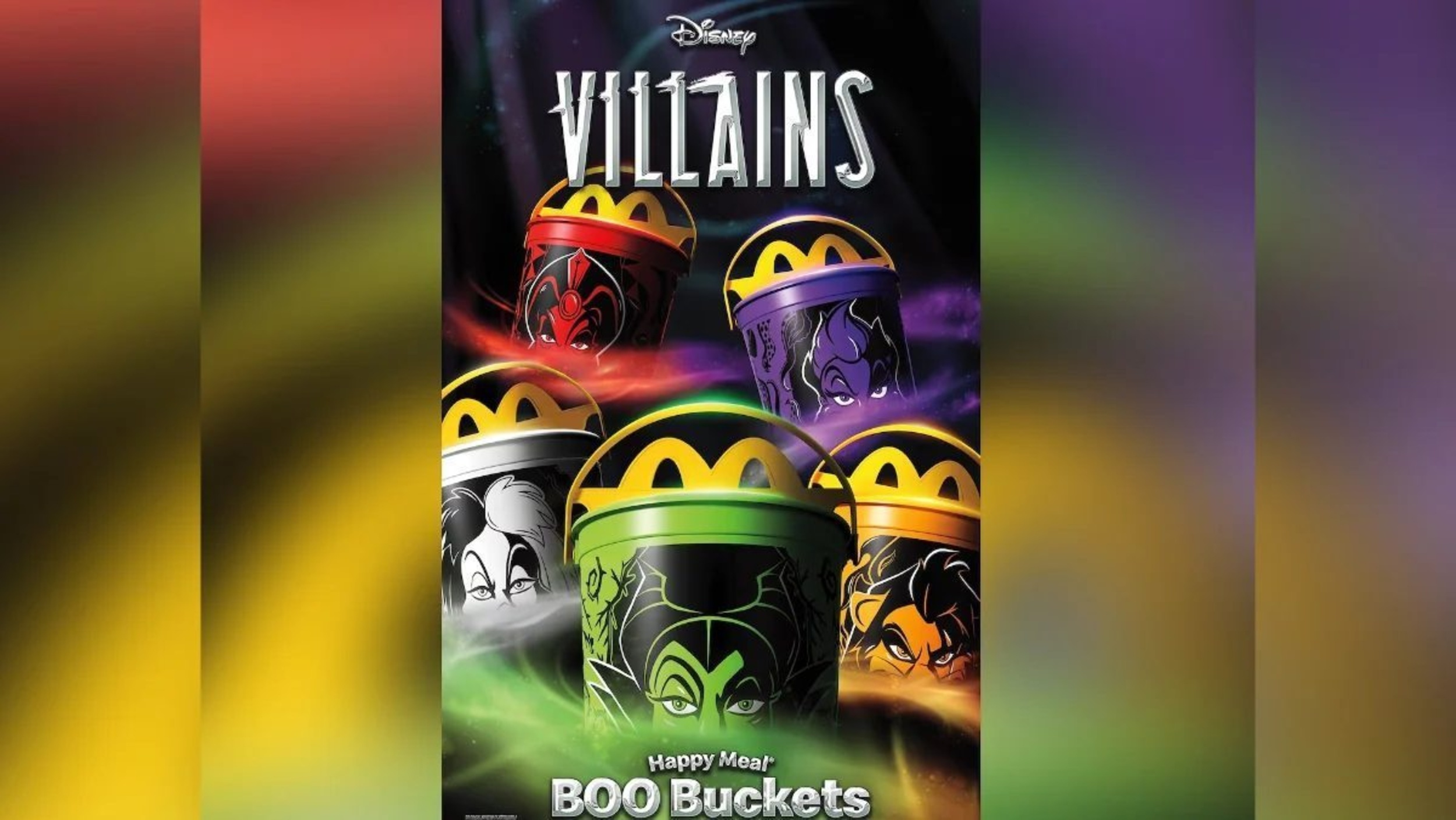 McDonald’s Boo Buckets are back, Disney villain style