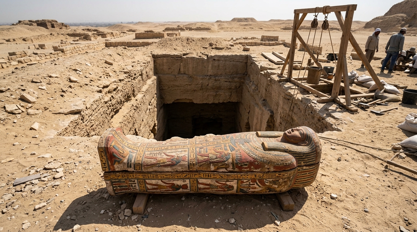 2,500 years sealed: Saqqara’s colorful mummies revealed in 2020