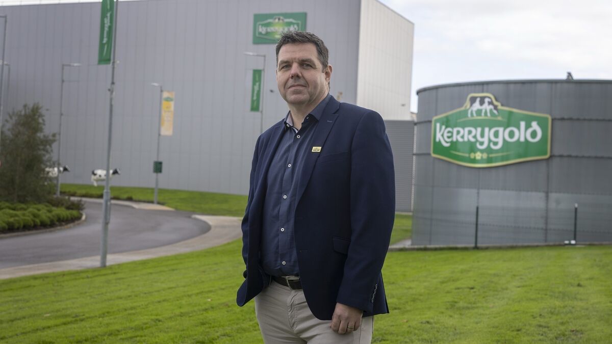 My job: Joe O'Brien overseeing the production of 80,000 tonnes of butter