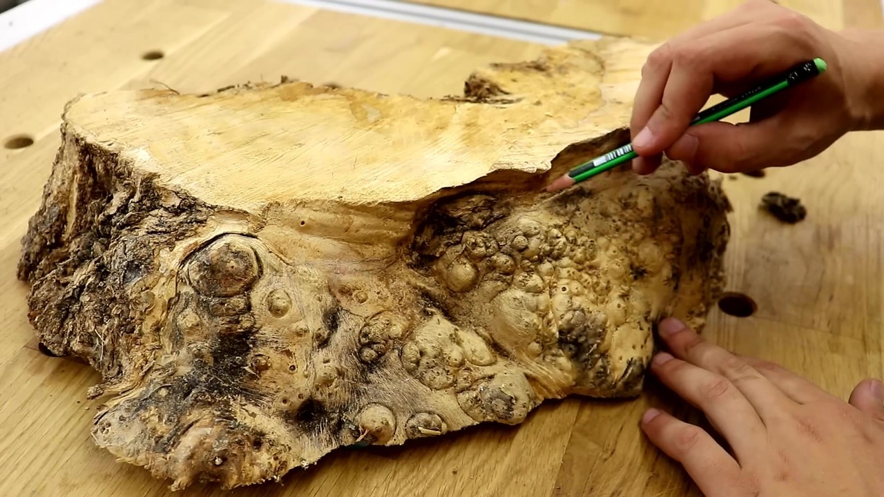 A beginner epoxy resin project with a 200-year-old ash tree