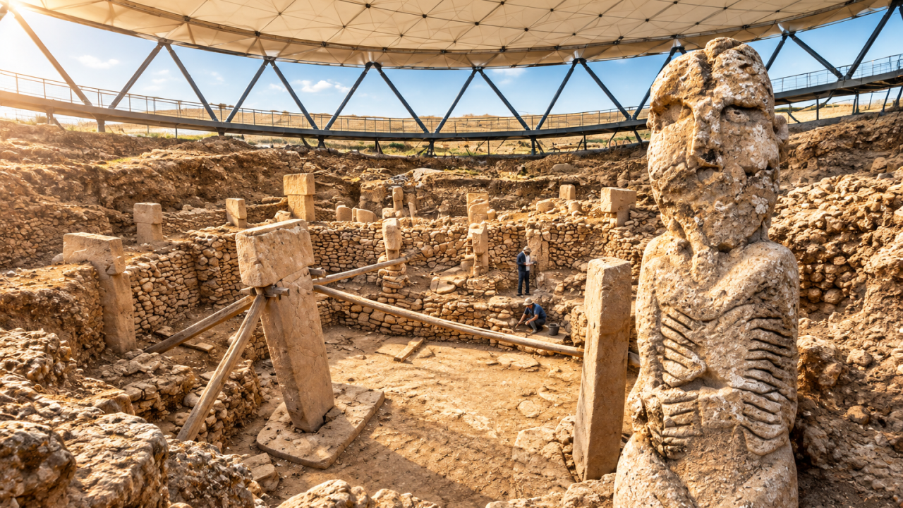 Why Göbekli Tepe's sculptors carved ribs on living predators