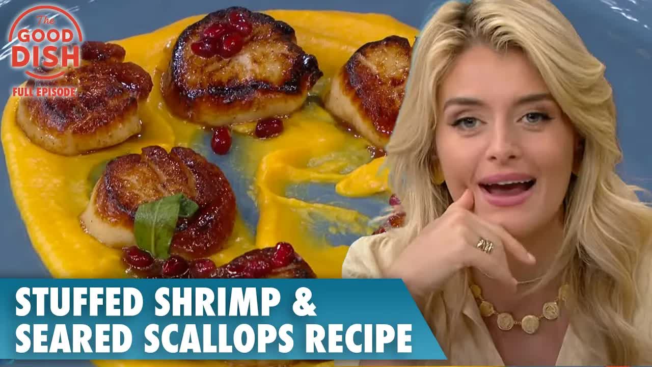 Chef Josh Capon's stuffed shrimps and seared scallops | The Good Dish ...
