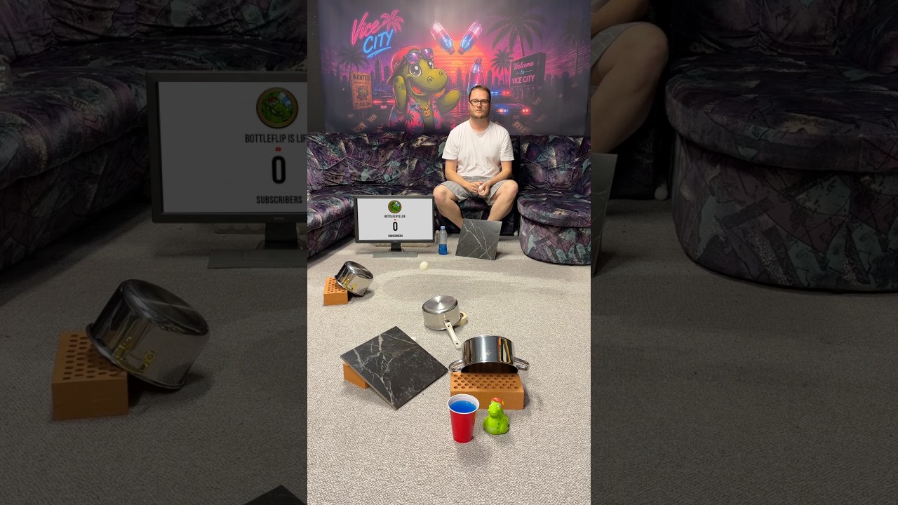Ping pong trick shots… did you expect that ending?