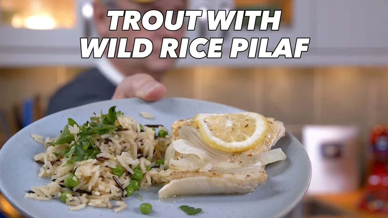 How to make tender, juicy baked trout with lemon, white wine and ...