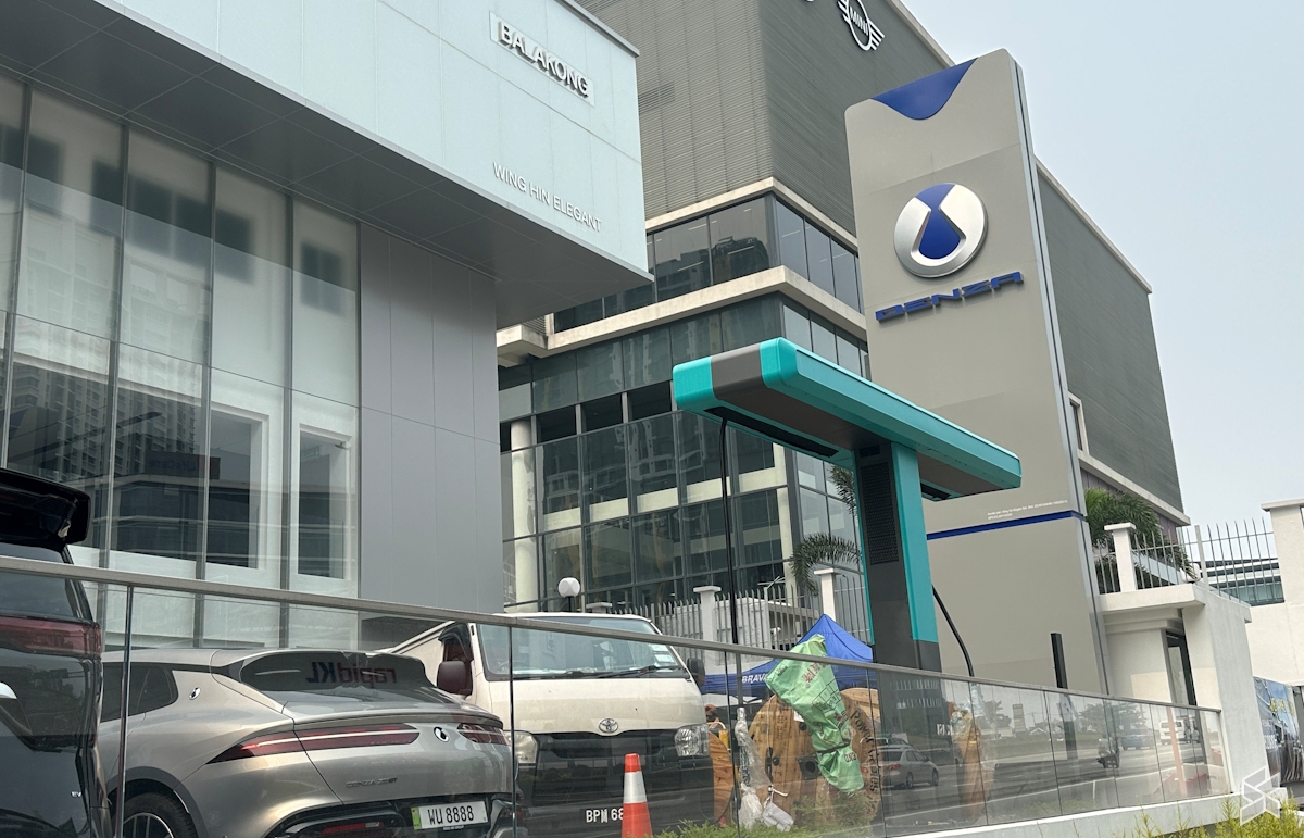 BYD flash charger installation underway at Denza Balakong
