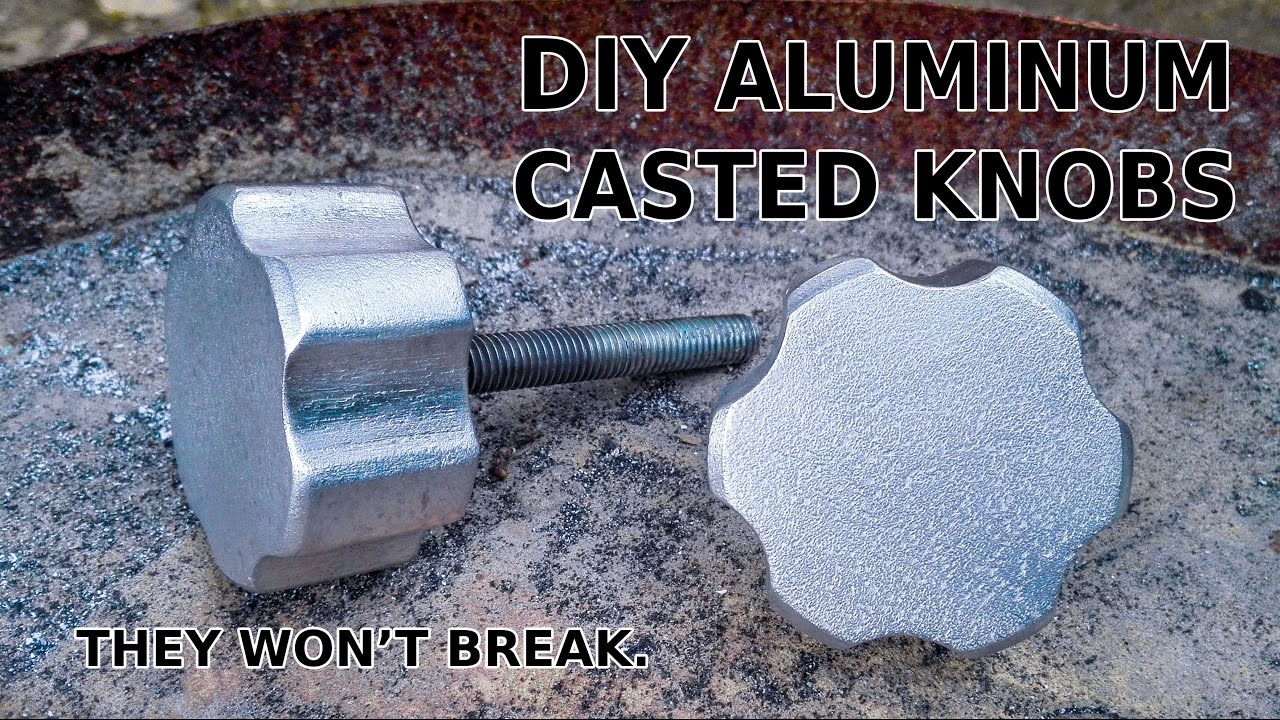 DIY aluminum casted knobs