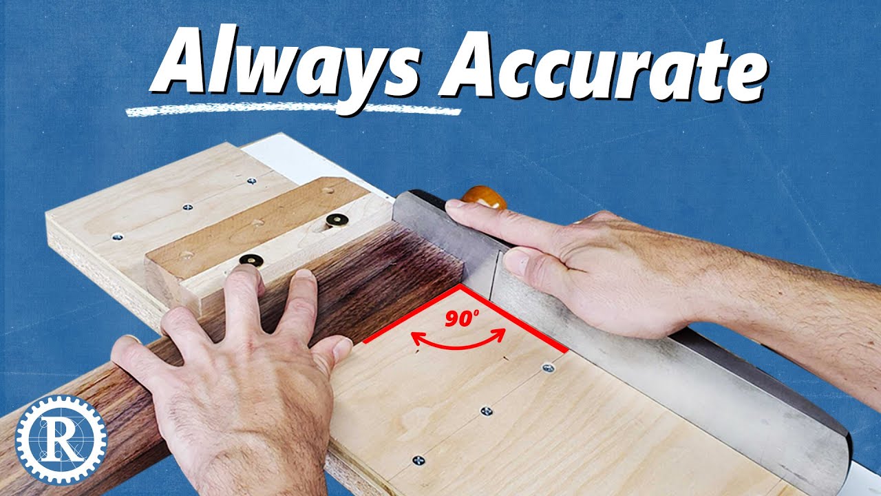 Make perfect square boards with jig