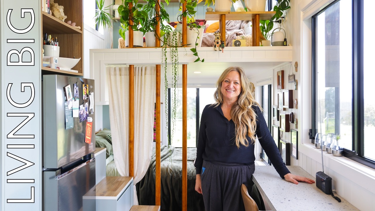 She left city life behind to build a new life in a tiny home
