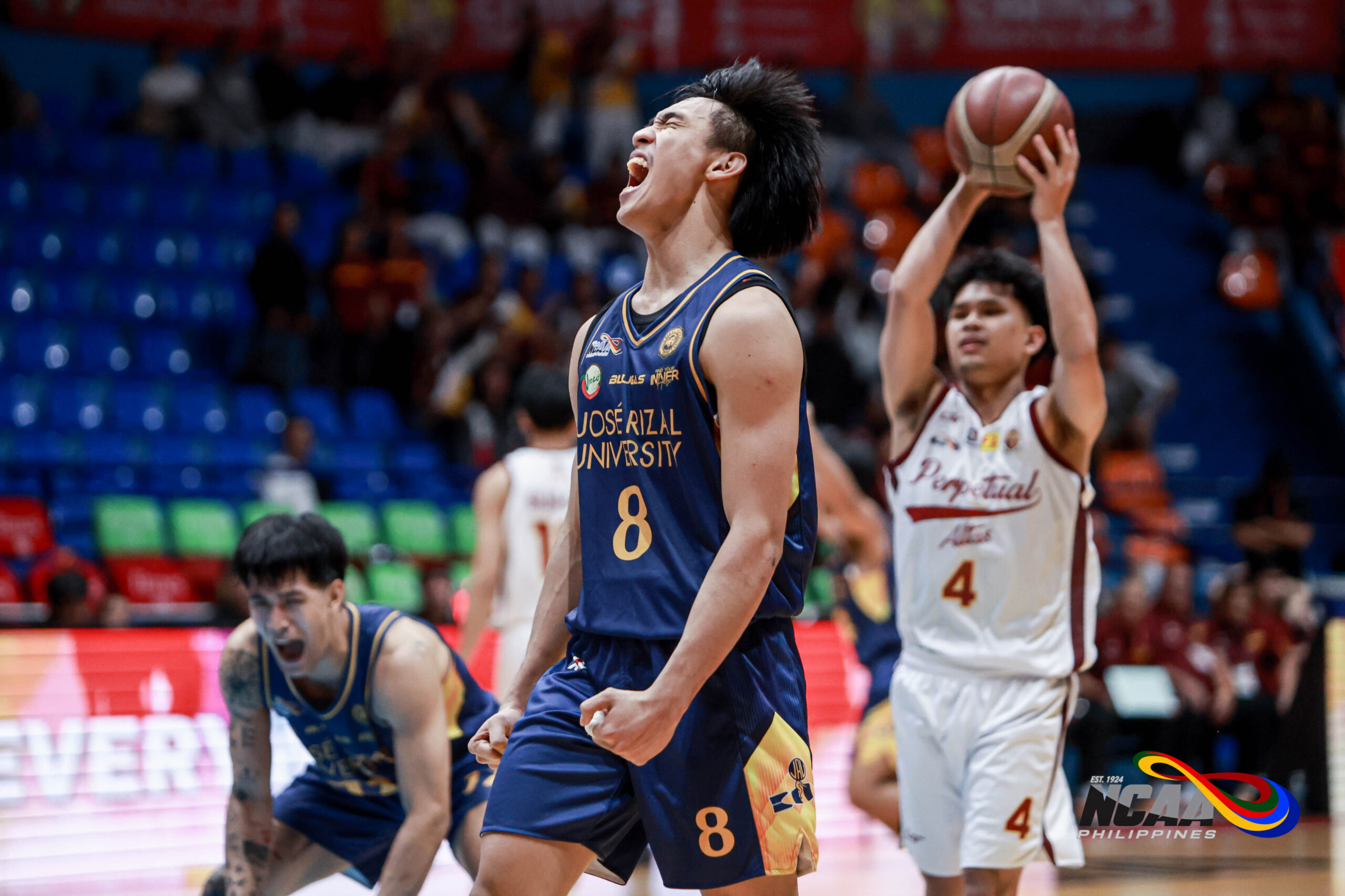 NCAA: Allen Laurenaria’s clutch heroics lift JRU past Perpetual