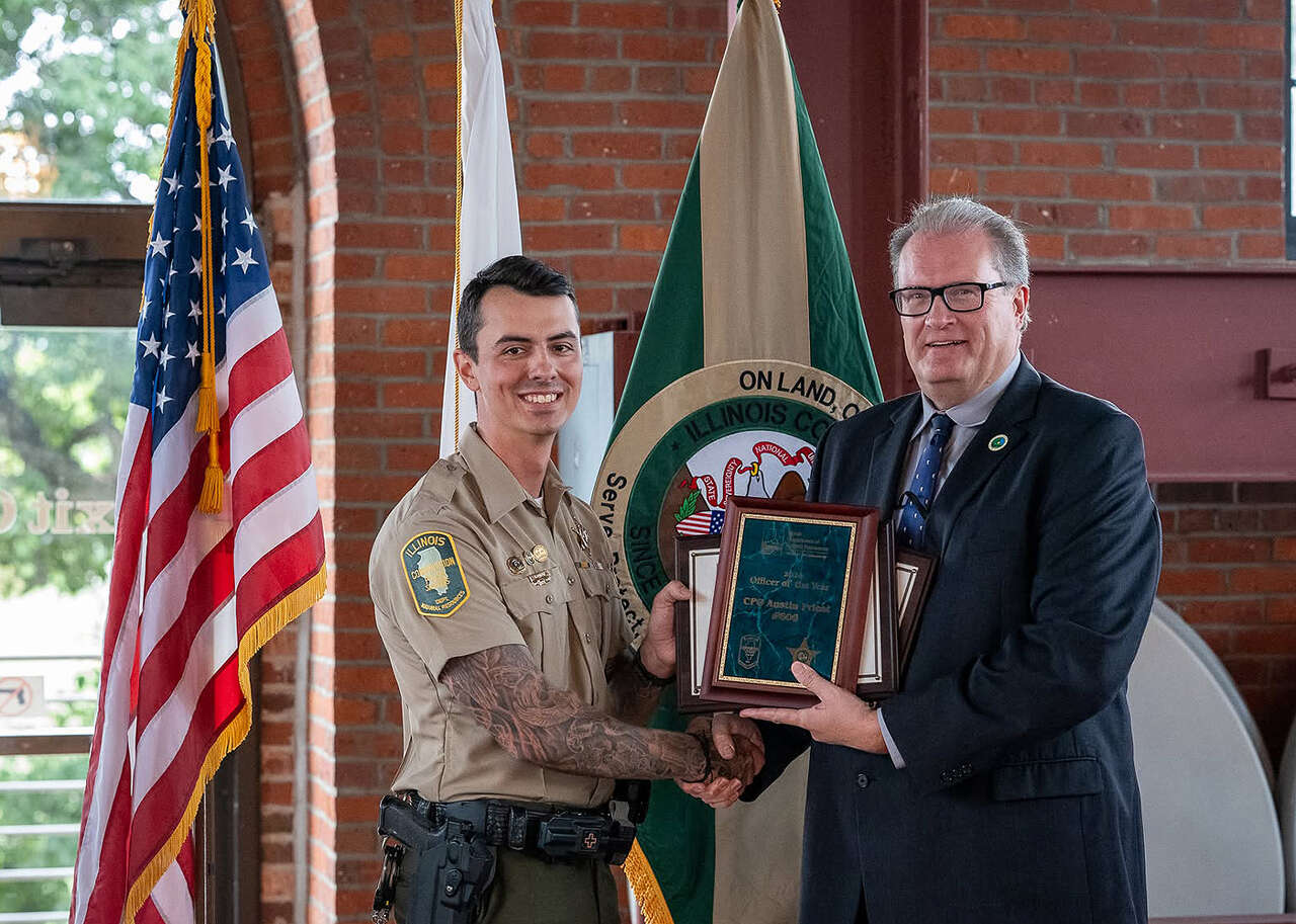 Conservation police officer takes top honor for second year in a row