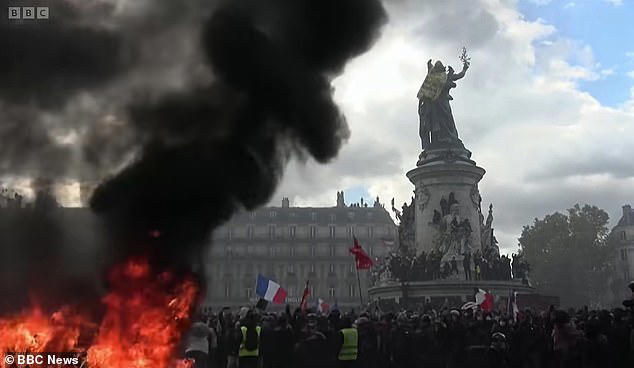 BBC mocked for calling French riots mostly peaceful while showing ...