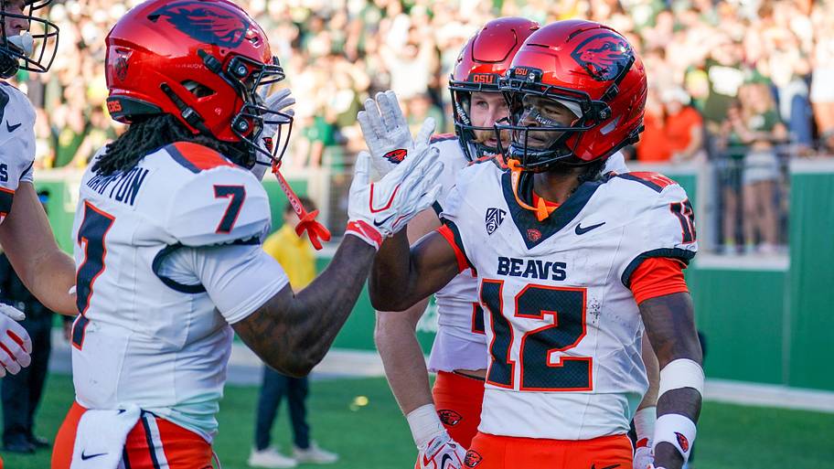 Oregon State wideout Jesse Legree extends Pac-12 freshman of the week ...
