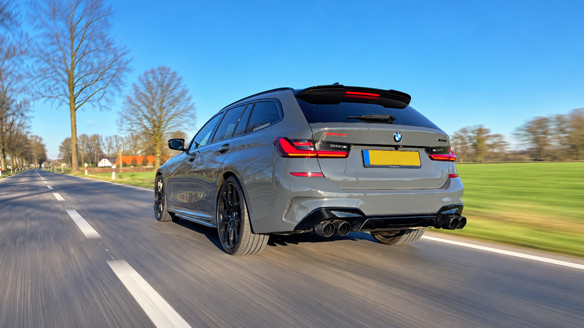 BMW M340i B58 full throttle acceleration and incredible sound