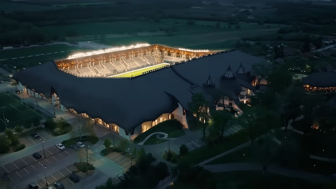 Hungary built a $13 million stadium with 4,000 seats in a village of ...
